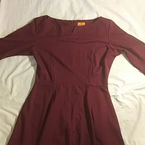 Burgundy Dress